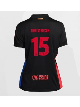 Billige Barcelona Andreas Christensen #15 Bortedrakt Dame 2024-25 Kortermet